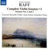 CD РАФФ, Й.Й.. - Полные Сонаты для скрипки 1  8573841 Naxos 2019 Европа Классика Б/У