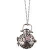Keepsake Cremation Jewelry-Vintage Hollow Flower Urn Necklace for Ashes, Forever In My Heart Memorial Locket Pendant Jar