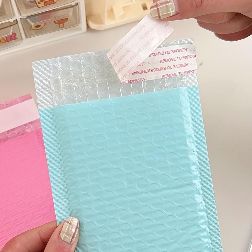 10pcs/30pcs/50pcs Light Blue Bubble Mailers Packaging For Small Business Shipping Envelopes, Packaging Bags