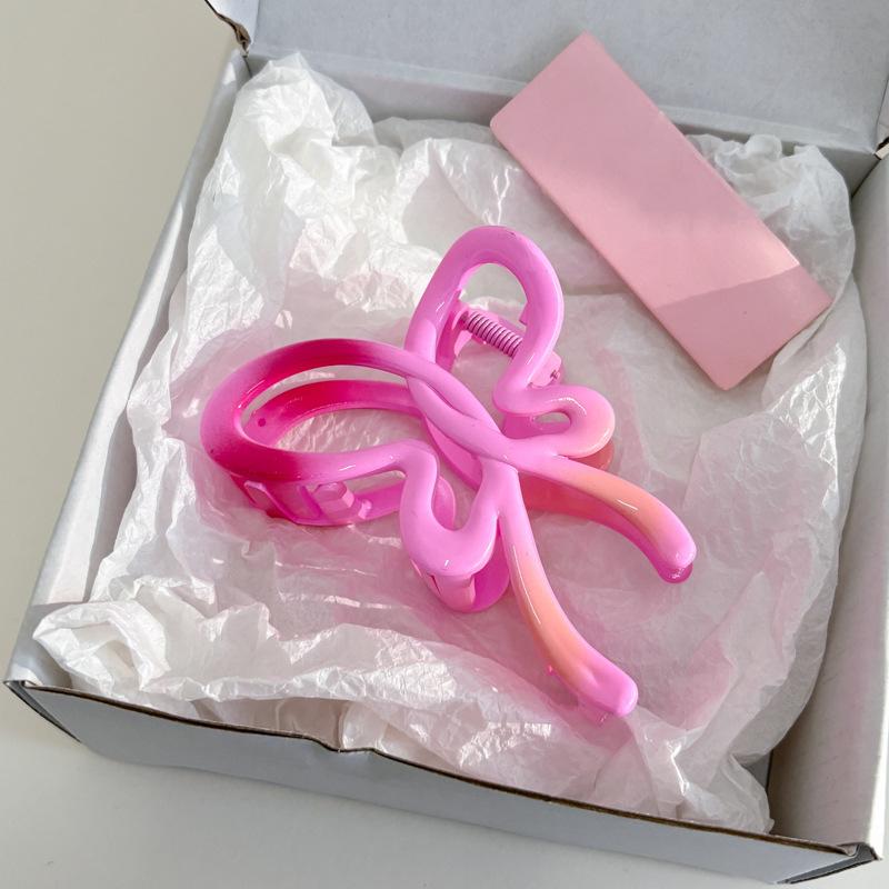 Супер фея прозрачная заколка-бабочка модная и простая заколка для захвата волос на затылке нишевая личность высококачественные аксессуары для волос