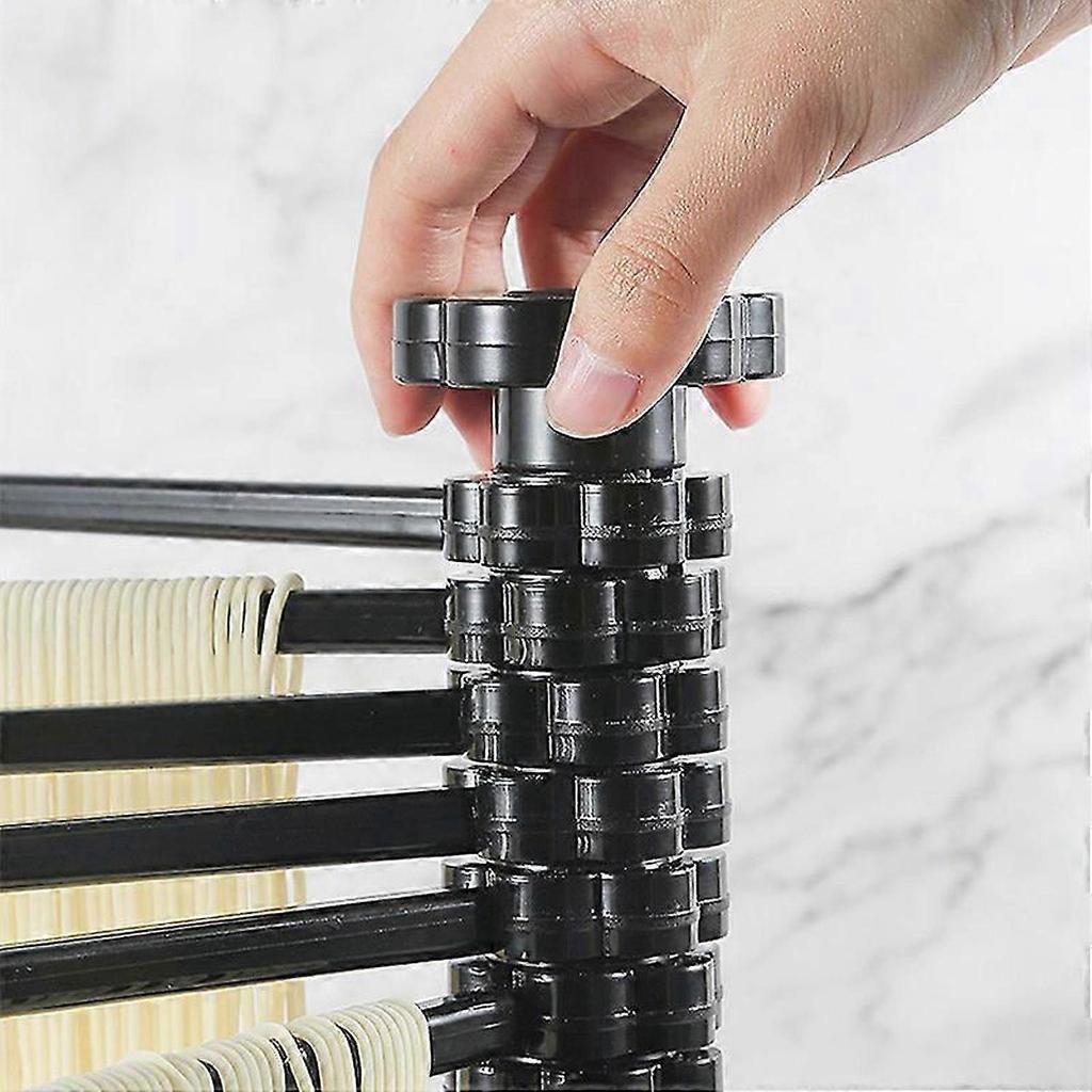 Rotatable Homemade Pasta Drying Rack Safety Material Pasta Rack (Transparent)