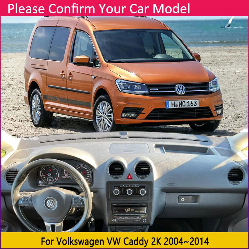 Накладка на панель приборов Коврик на приборную панель Ковровое покрытие для Volkswagen VW Caddy 2K 2004~2014 2011 Защитный чехол-накидка Плед Защита Автоаксессуары