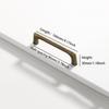 Vintage and Minimalist Antique Nickel Color, Copper Brown Furniture Handles, Cabinets, Drawers, Wardrobes, Door Handles