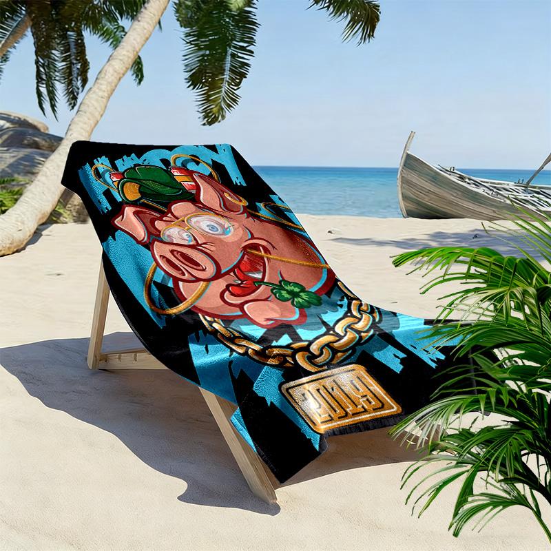 Brick wall soccer 2D Flat Print Beach Towel, Large Soft Quick Dry Towel for Beach Camping SwimmingZSTJ0915461