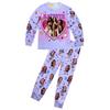 81272 Детские Девочки KATSEYE Принт Футболка Топ Брюки Пижама Комплекты для Сна