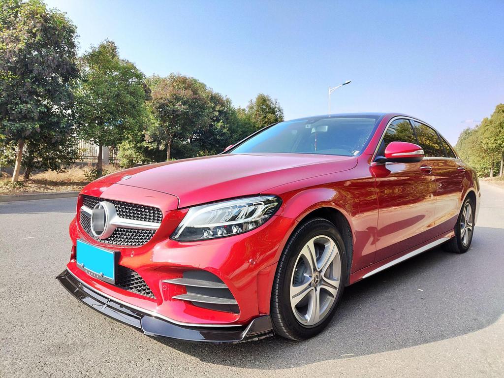 19-21 Mercedes-Benz C-Class W205 Комплект переднего сплиттера Brabus и заднего спойлера