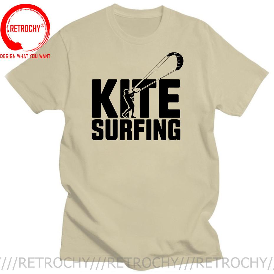 Kitesurf Kitesurfing Kitesurfer T Shirt Unisex Funny Kiteboarding Tshirt Fashion Streetwear Harajuku Tshirt Hip Hop Tops Tee Shirt