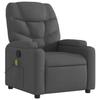VidaXL Reclining Massage Armchair, Relaxation Chair with Cup Holders, Seat with Backrest and Armrests Living Room, 372454