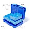 810ml Portable Lunch Box Sealed Leak Proof Compartment Food Fresh Container Easy To Clean for Students Office Workers Bento Box