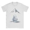 Trendy Nihilist Penguin ButWhy Mountain LonelyPenguin Cotton T Shirt For Couple Summer  Vintage T Shirts Breathable Tees