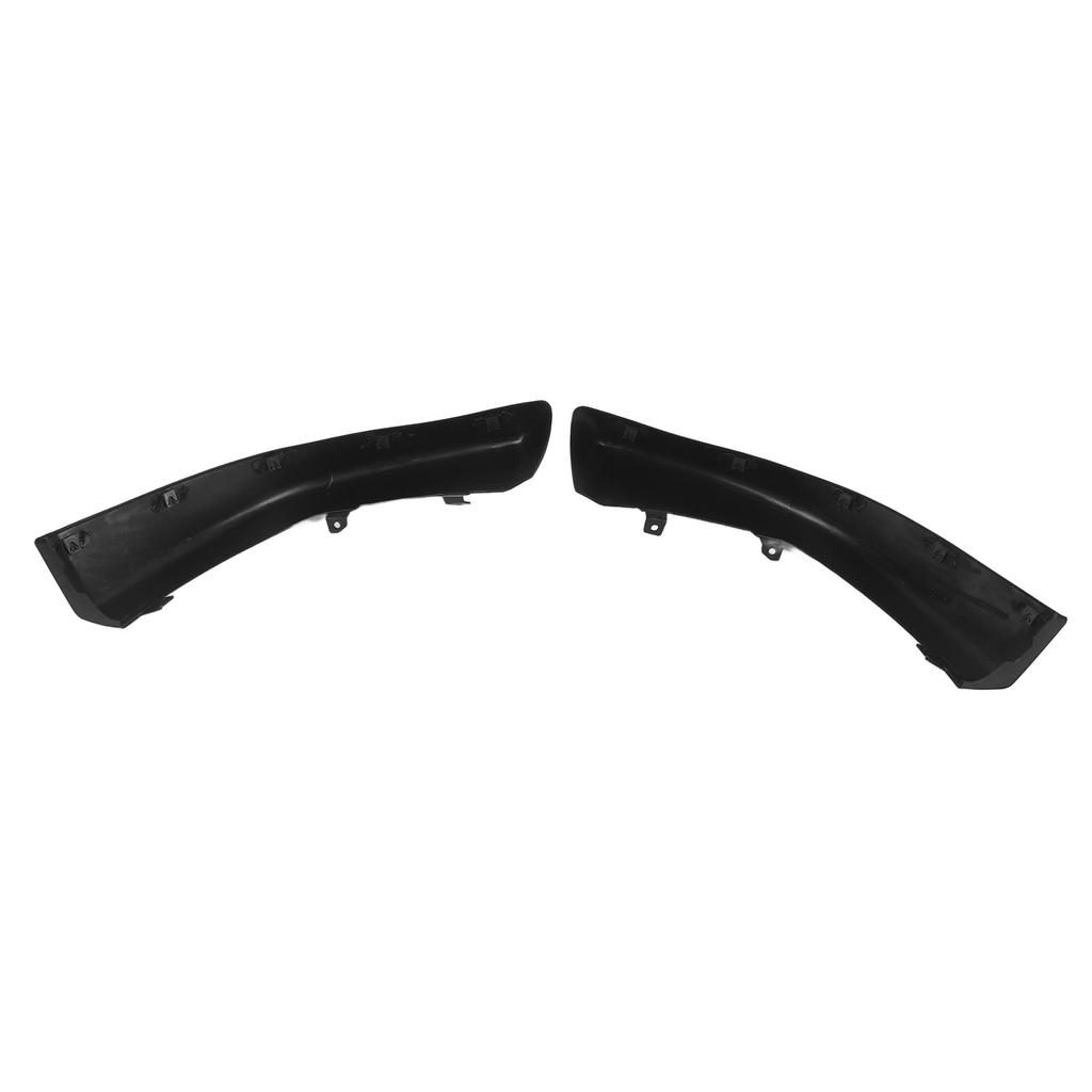 2PCS Front Bumper Corner Spoiler Black Bumper Corner Splitter Replacement for Mitsubishi Lancer DE GTS ES VR‑X Aspire