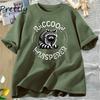 Funny Animal Lover T Shirt Raccoon Whisperer Wildlife TShirt Casual Oneck Round Collar ShortSleeve Couple White Top Tees