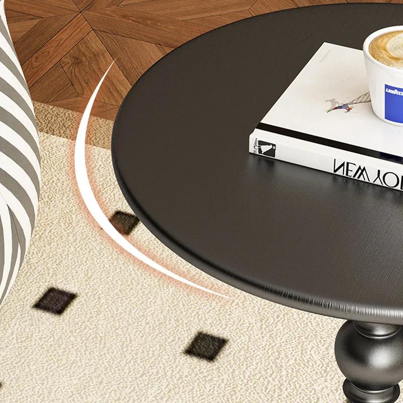 Простой диван Edge Light Luxury Retro Style Маленький круглый столик для балкона Маленький журнальный столик Маленькая угловая тумбочка для гостиной YLE46