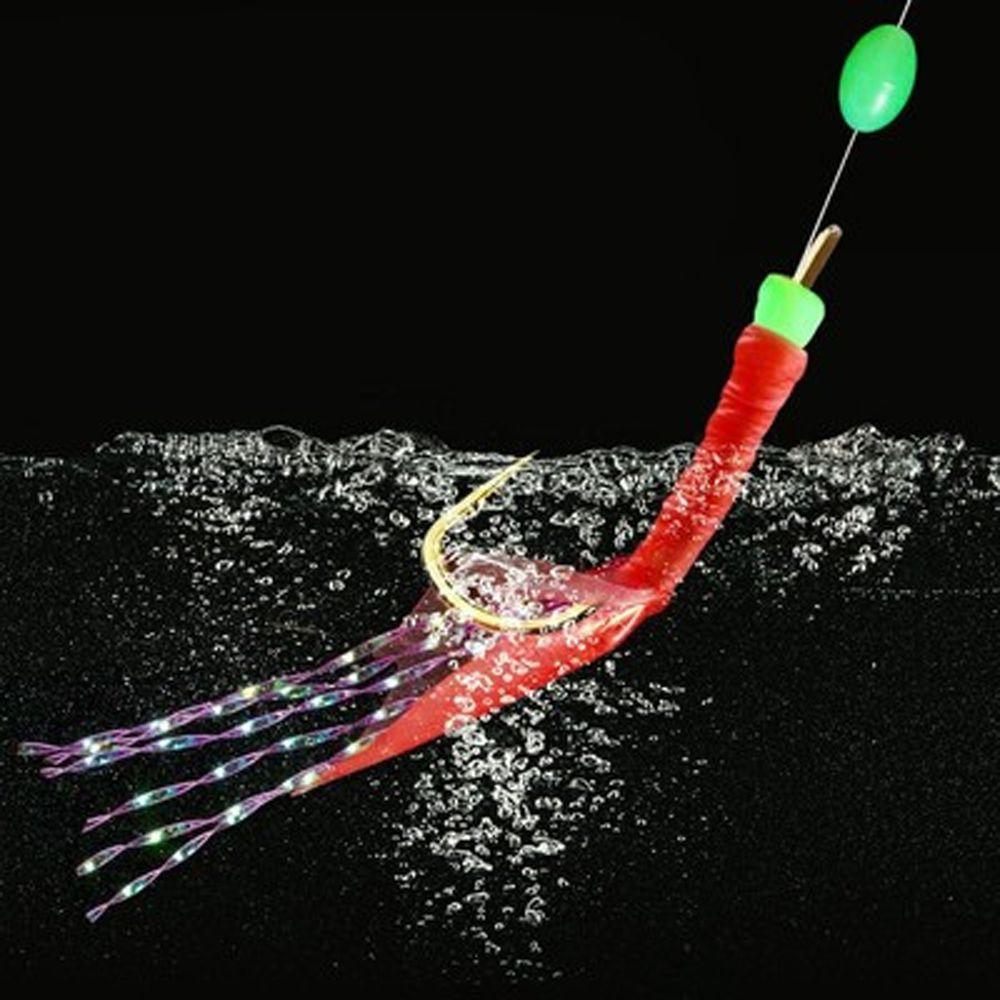 Fishing Hooks Artificial Fishing Lures Fishskin Skirt Lure Fishing Sabiki Rigs Fishing String Hooks