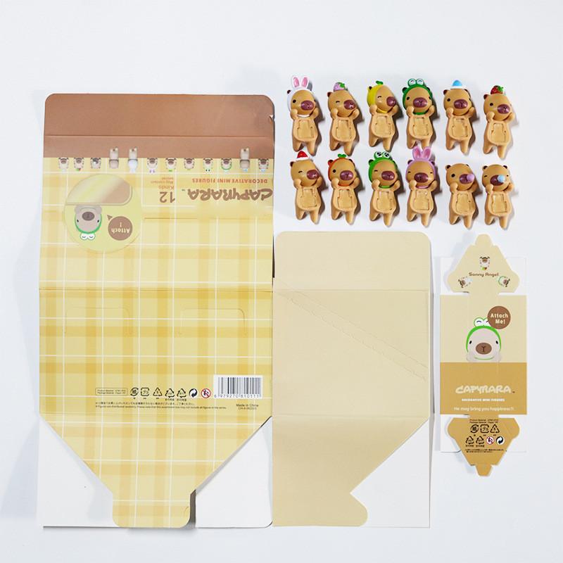 Frog Cartoon Cute Rabbit Headband Sleeping Cap Capybara Model Figurine Ornament