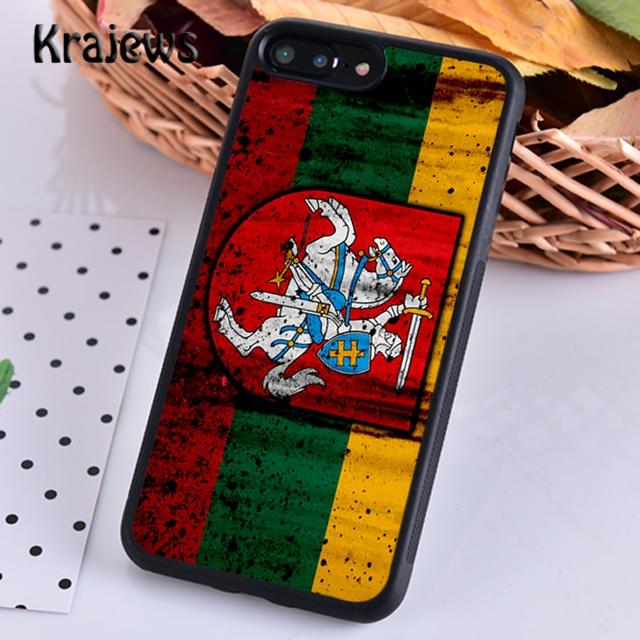 Винтажный флаг Литвы Литовский флаг Для iPhone 17 Air 16 Чехол для телефона Cover 15 14 plus 12 13 pro max Fundas