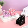 7.8CM Doll Wearing 5 Styles 60cm Doll Boots Play House Accessories Differents Color Fabric Shoes