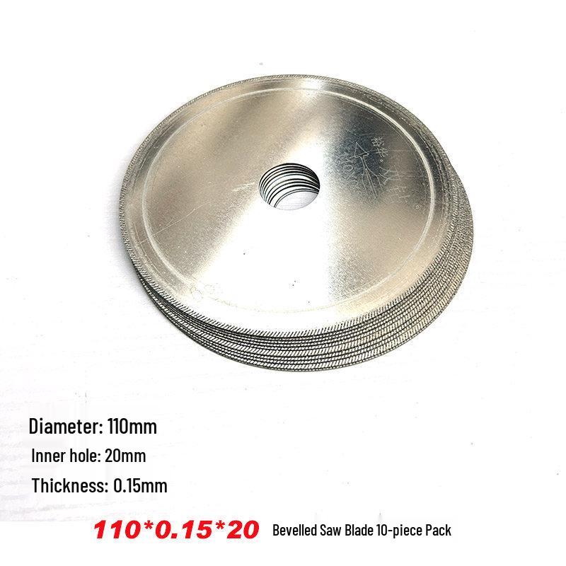 Yuhua Double Diamond Bevel Edge Cutting Disc for Jade, Turquoise & Amber - Thin Saw Blade by Feiyue.