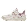 Kids Mesh Breathable Shock Absorbing Durable Low Top Running Shoes Kids Sneaker White Purple Pink A322425509-2