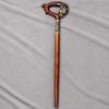 Artisan Carved Face Walking Cane, 93.98 cm Handmade Wooden Walking Stick, Unique Gentleman Cane, Collectible Gift