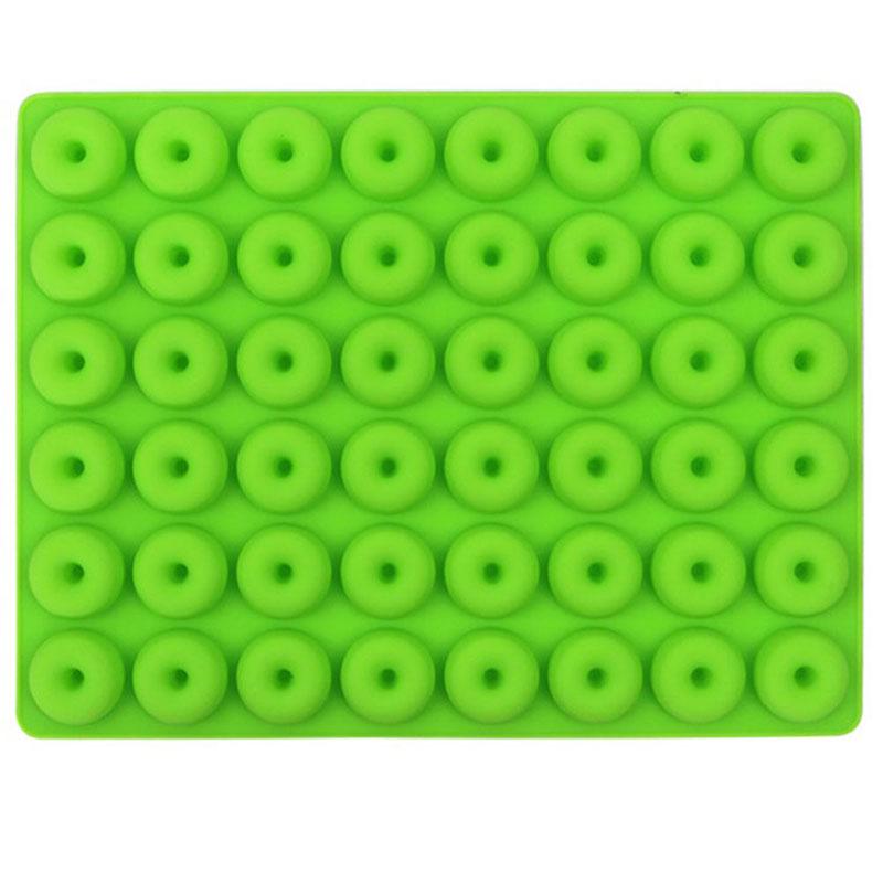 Силиконовая форма для шоколадных пончиков на 48 ячеек, инструмент для выпечки