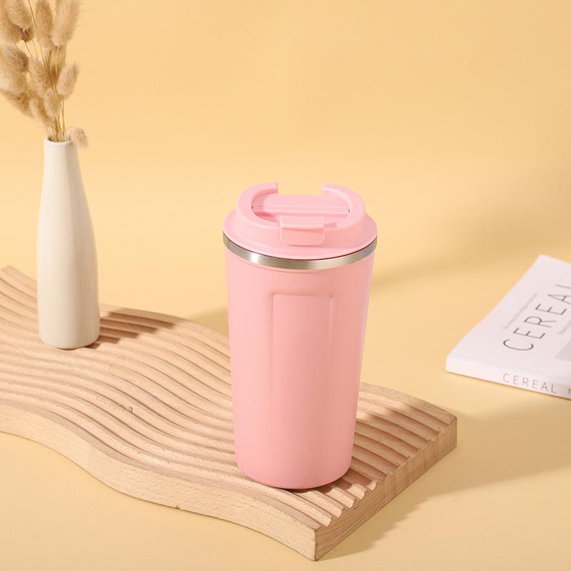 Новая модная кофейная кружка, кружка из нержавеющей стали 304 для мужчин и женщин, простая чашка для питья, портативный автомобиль, подарки на открытом воздухе.