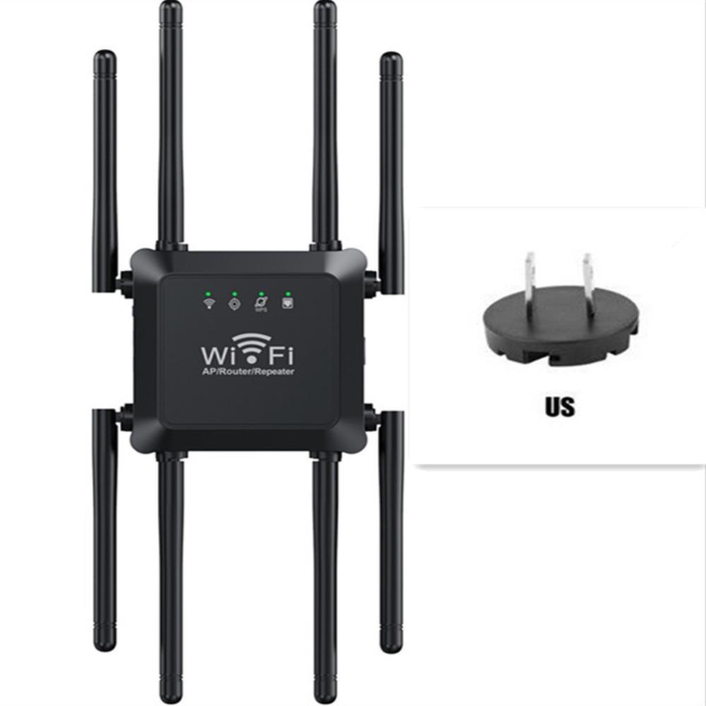 8-Antenna WiFi Extender Signal Amplification Signal Router Portable Wireless Repeater  Home