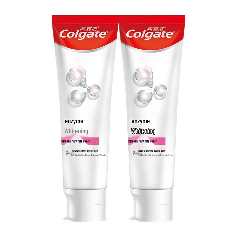Colgate Освежающая отбеливающая зубная паста с персиком (2 x 120 г)