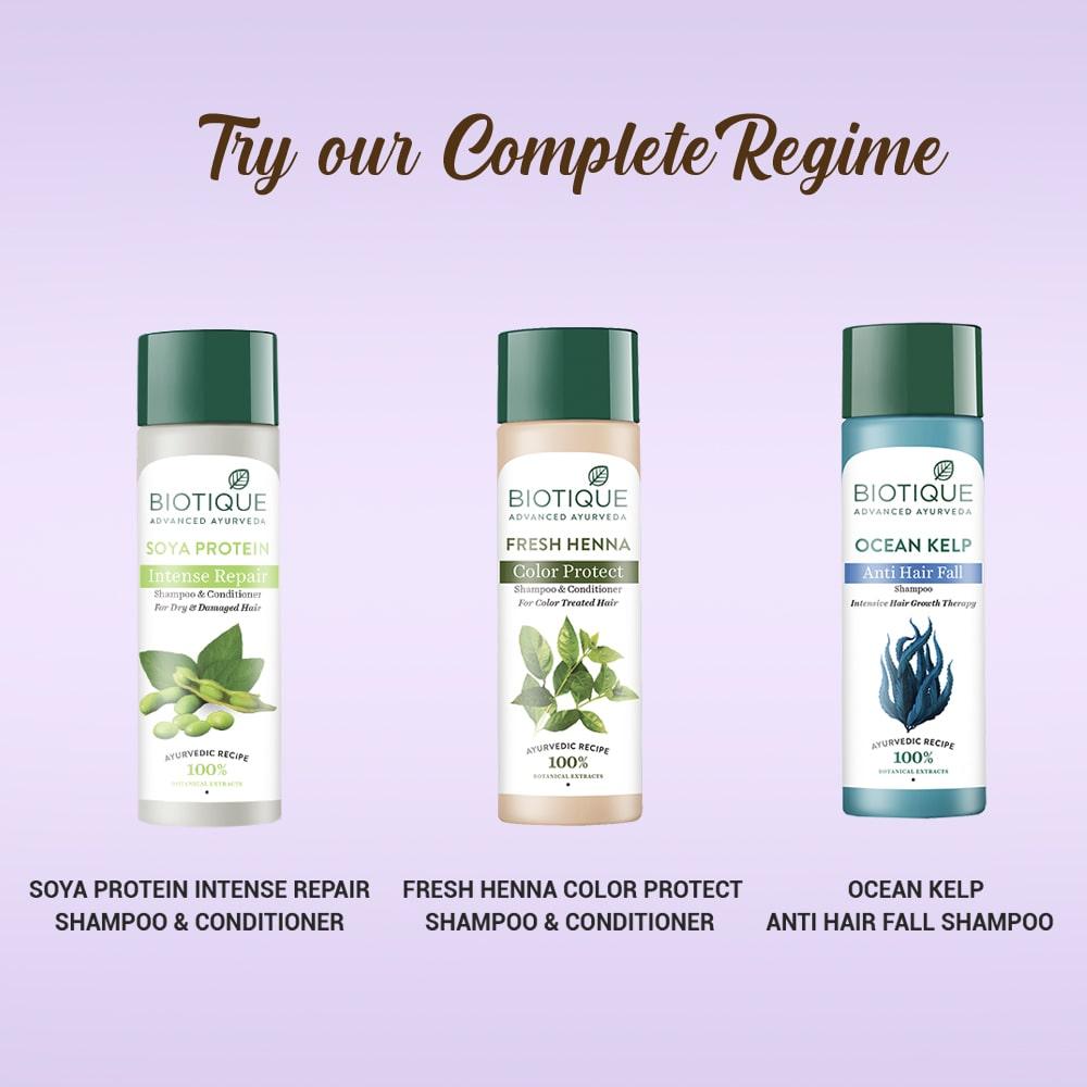 Biotique Шампунь и кондиционер с грецким орехом 120 мл для тонких волос, для объема и роста, 100% натуральные растительные экстракты