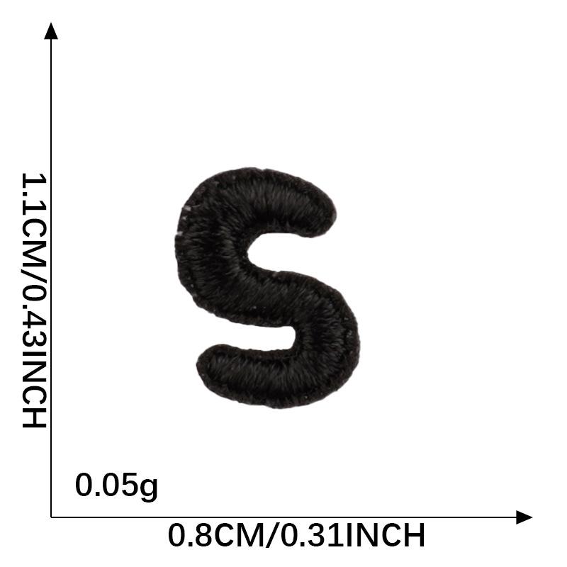Буквы AZ Ткань Аппликация Шитье Полиэстер Сумка Декор Черный Для Шляпы Куртка Ткань Наклейка Декоративные Модные Аксессуары