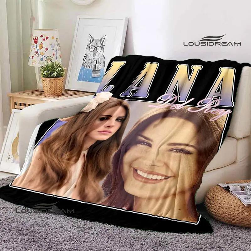 Lana Del Rey Retro Printing blanket Children's Warm Flange Home travel bed linings Birthday Gift