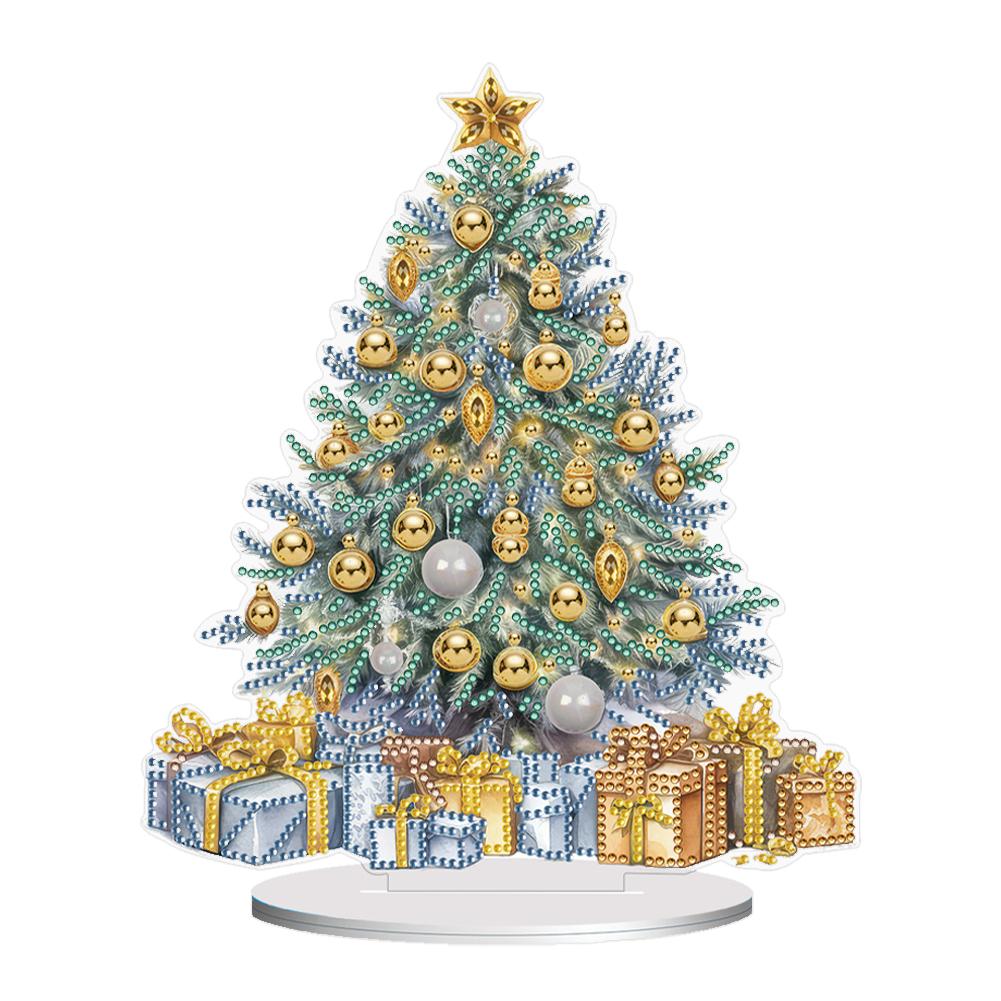 Special Shape Christmas Tree Diamond Painting Tabletop Ornament DIY Diamond Art Table Decor Diamonds Painting Desktop Decoration