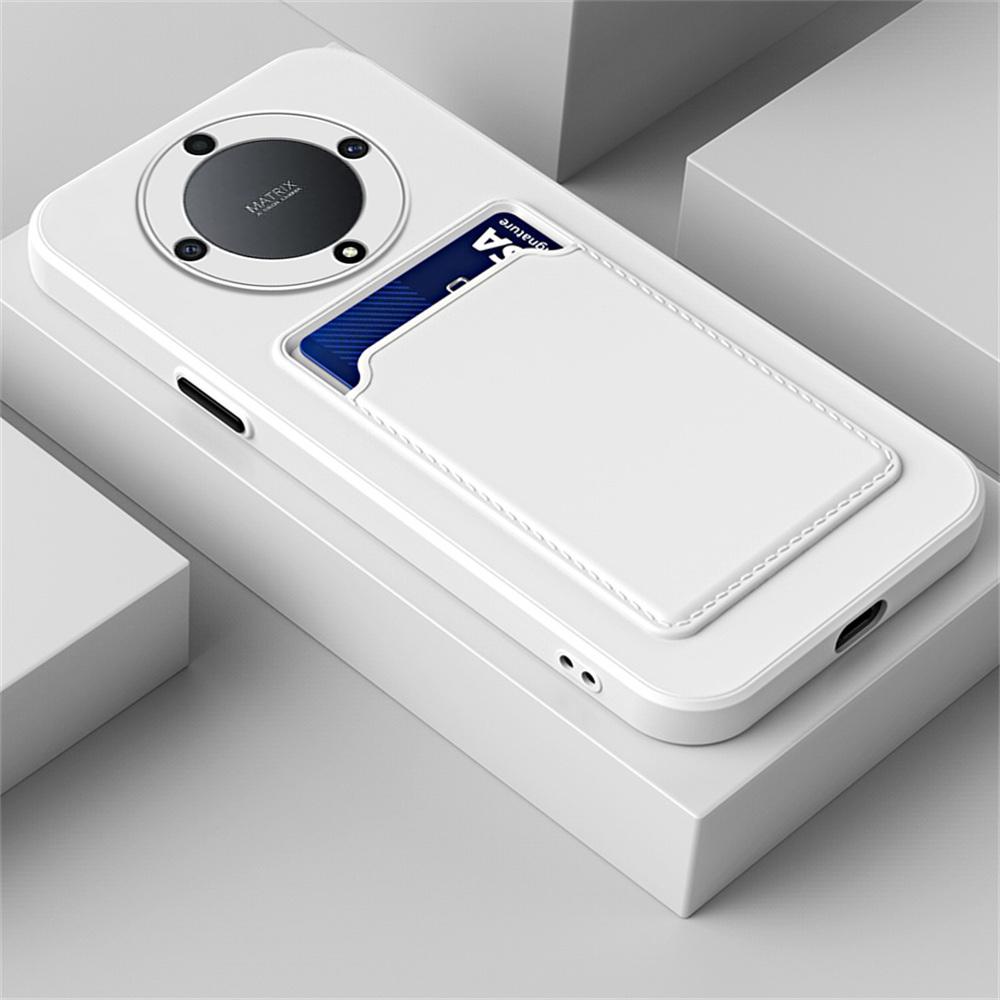 Для Honor X9D 5G Кошелек Слот для карт Силиконовый чехол для Honer X9d X9 D X70 Конфетный цвет Мягкий ТПУ Матовый Бампер Чехол-накладка для телефона