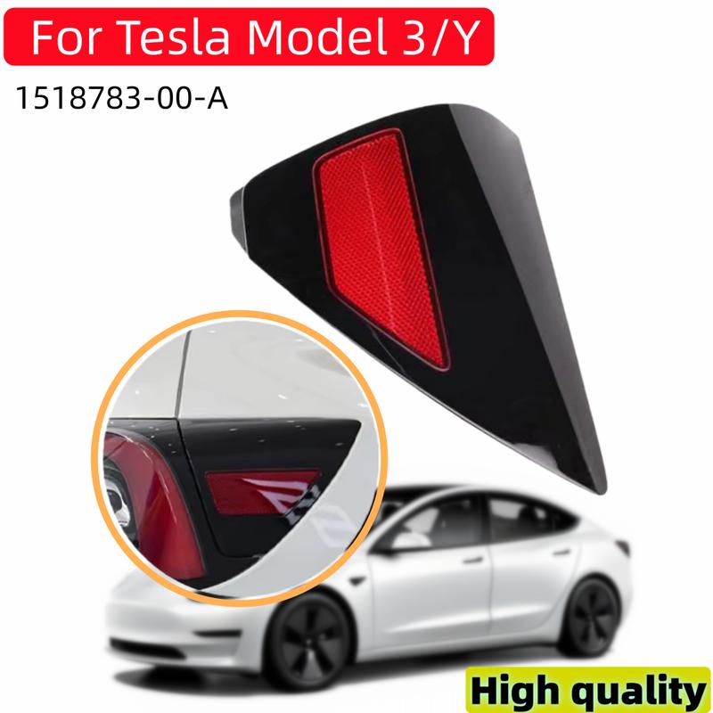 Накладка на номерной знак правого заднего фонаря 1518783-00-A Для Tesla Model Y/3 2017-2023 Задняя отделка Отражатель на крыле Заглушка порта зарядки