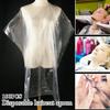 100 шт. одноразовые прозрачные парикмахерские накидки, домашняя шаль для окрашивания, парикмахерские фартуки для волос
