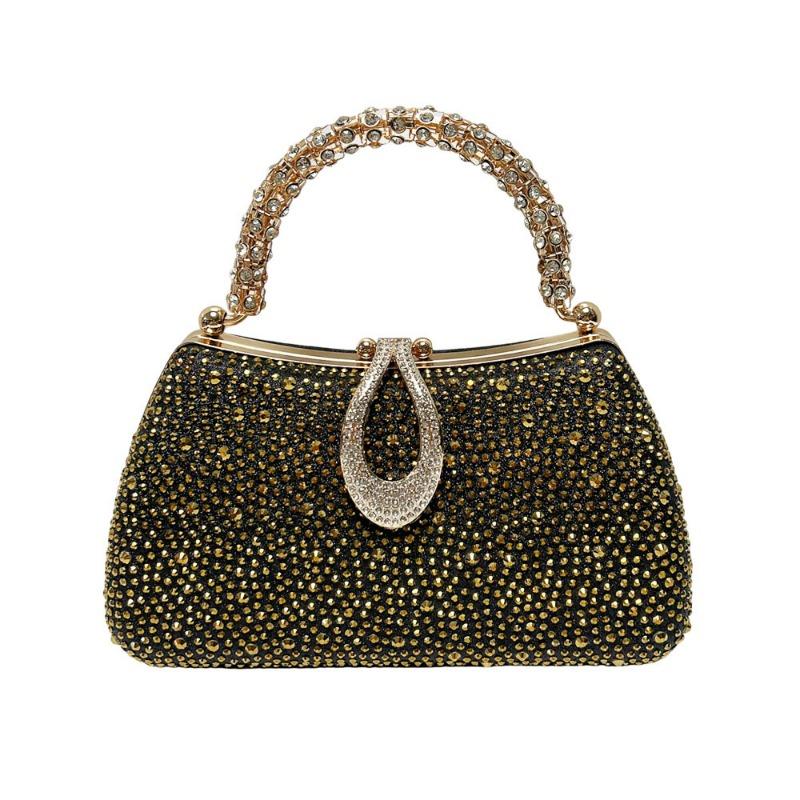 Кроссбоди сумка на цепочке, роскошный клатч, высококлассная сумочка, вечерний клатч со сверкающими стразами для светской львицы