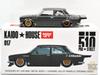 MINI GT Масштабная модель KAIDO HOUSE DATSUN 510 PRO STREET GREDDY KHMG017 164 - (СЕРЫЙ)