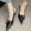 2024 Summer New Fashion Women Comfortable Pointed Casual Low Heel Sandals