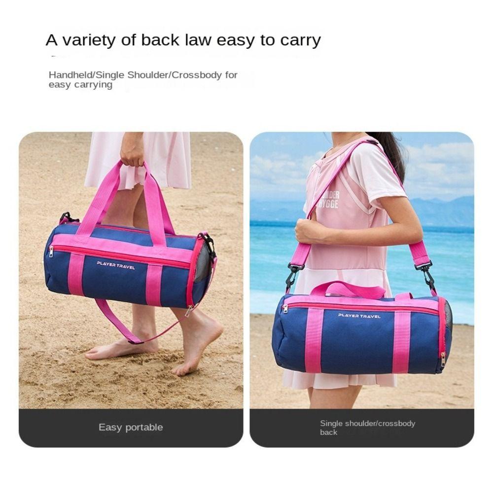 Dry and Wet Separation Swimming Sea Bag Kids Duffle Bag Weekender Sleepover