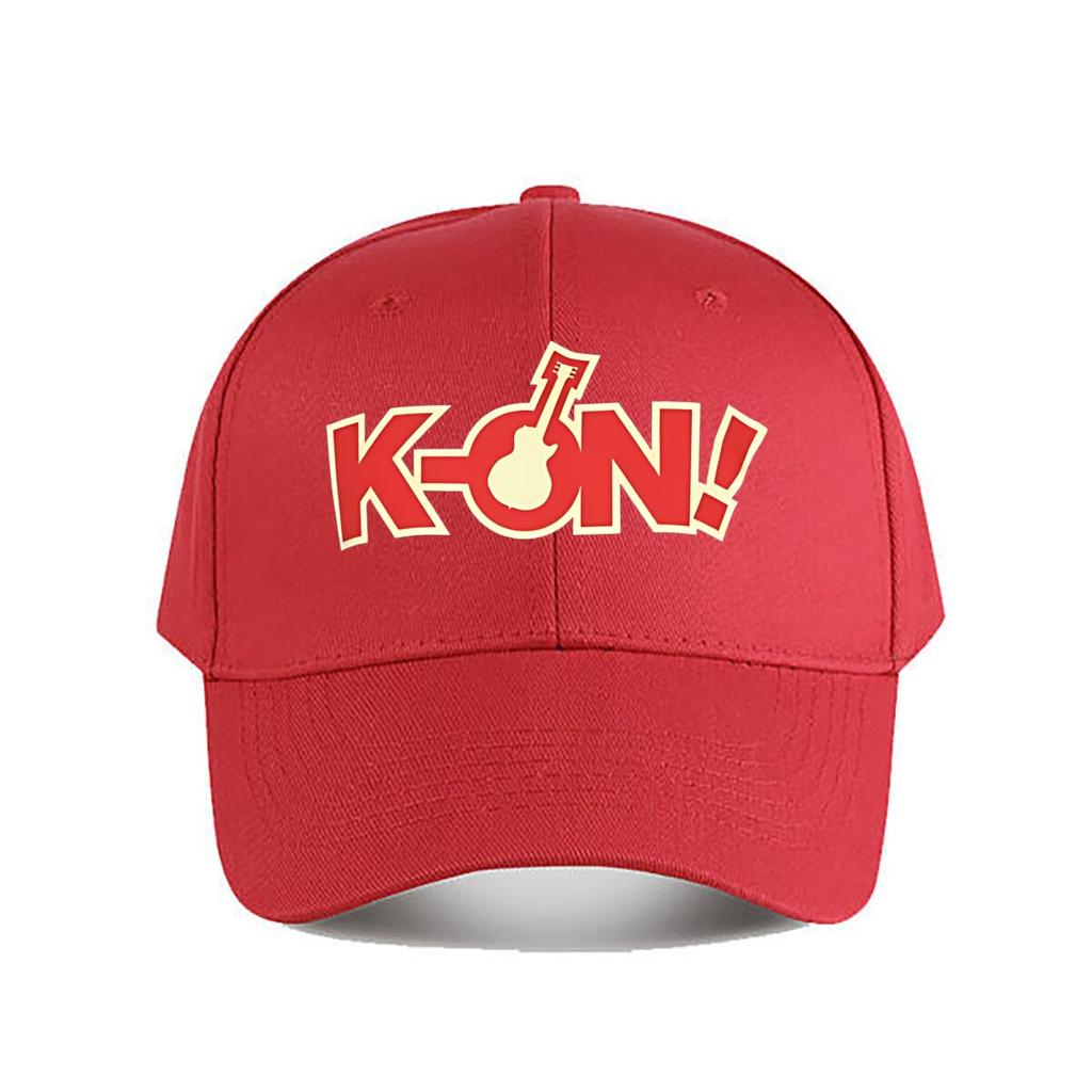 KOn Anime Music Band Baseball Cap Fashion Outdoor Sports Sunhat Unisex Snapback Cap Womens