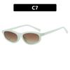 New Retro Square Cat Eye Sunglasses For Women  Trendy Small Narrow Sunnies Unisex Women Glasses