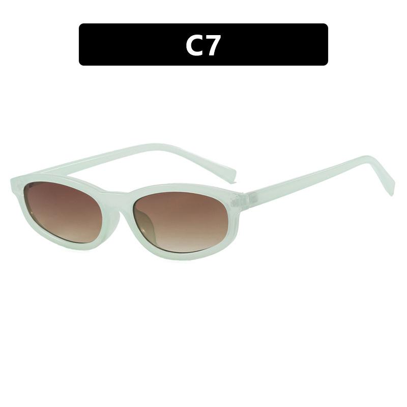 New Retro Square Cat Eye Sunglasses For Women  Trendy Small Narrow Sunnies Unisex Women Glasses