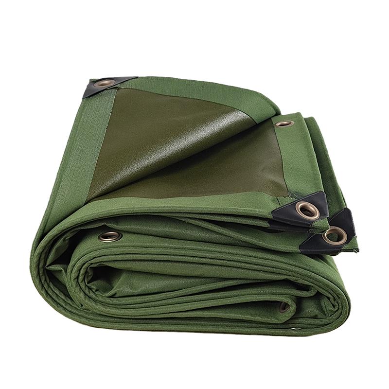 YUELVE Thick Canvas Waterproof Tarp