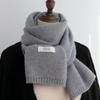 Winter Women Ladies Long Knit Scarf Warm Soft Solid Color Wool Shawl Wrap Woolen