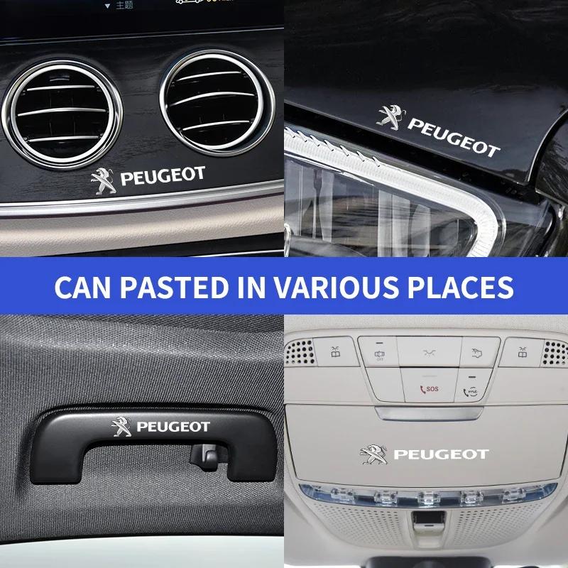 2026 Hot Car Sticker Car Door Handle Sticker Rearview Mirror Protective Decal Stickers For Peugeot 206 207 208 307 308 508 106 1