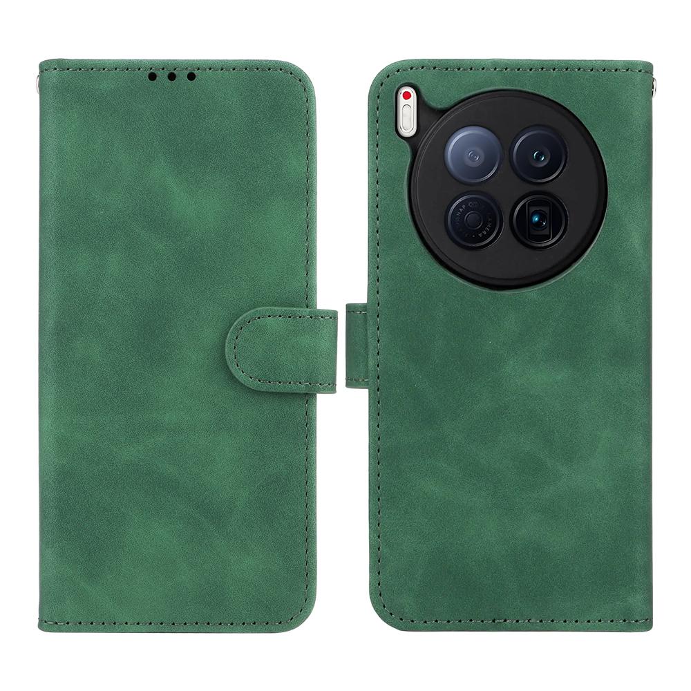 Для TECNO Camon 40 Premier 5G Кожаный чехол Скин-фелт Противоударный Чехол-книжка с кошельком