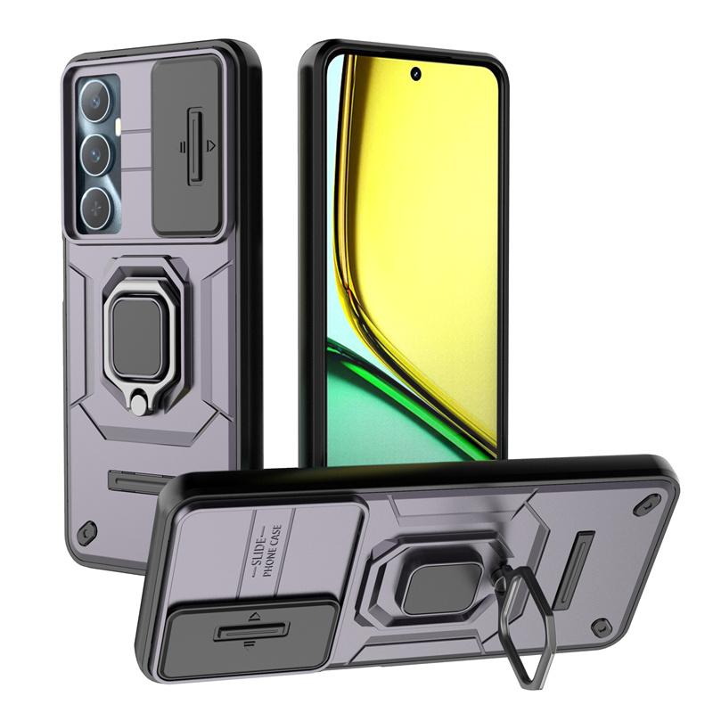 Для Oppo Realme C65 4g чехол магнитное кольцо бронированные чехлы для телефонов RealmeC65 Realmi C65 C 65 65C 4G 2024 защитный чехол для камеры