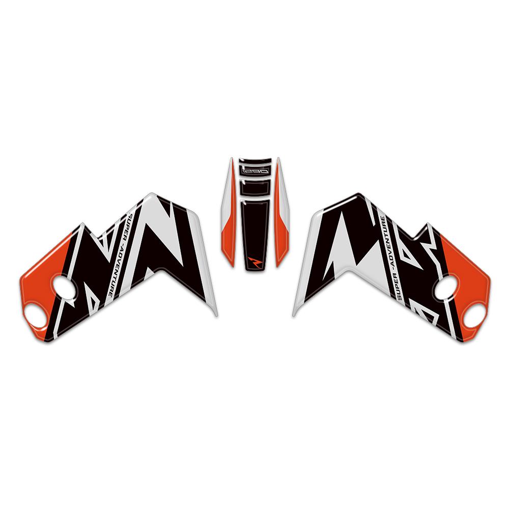 Motorcycle Accessories 3D Epoxy Resin Sticker Protection Kit For 1290 Super Adventure R 2023-2024