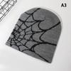 2023 New Knitted Beanies Hat Cartoon Spider Embroidered Winter Hats Knitted Bonnet Cap Soft Woolen Beanies For Women Cap