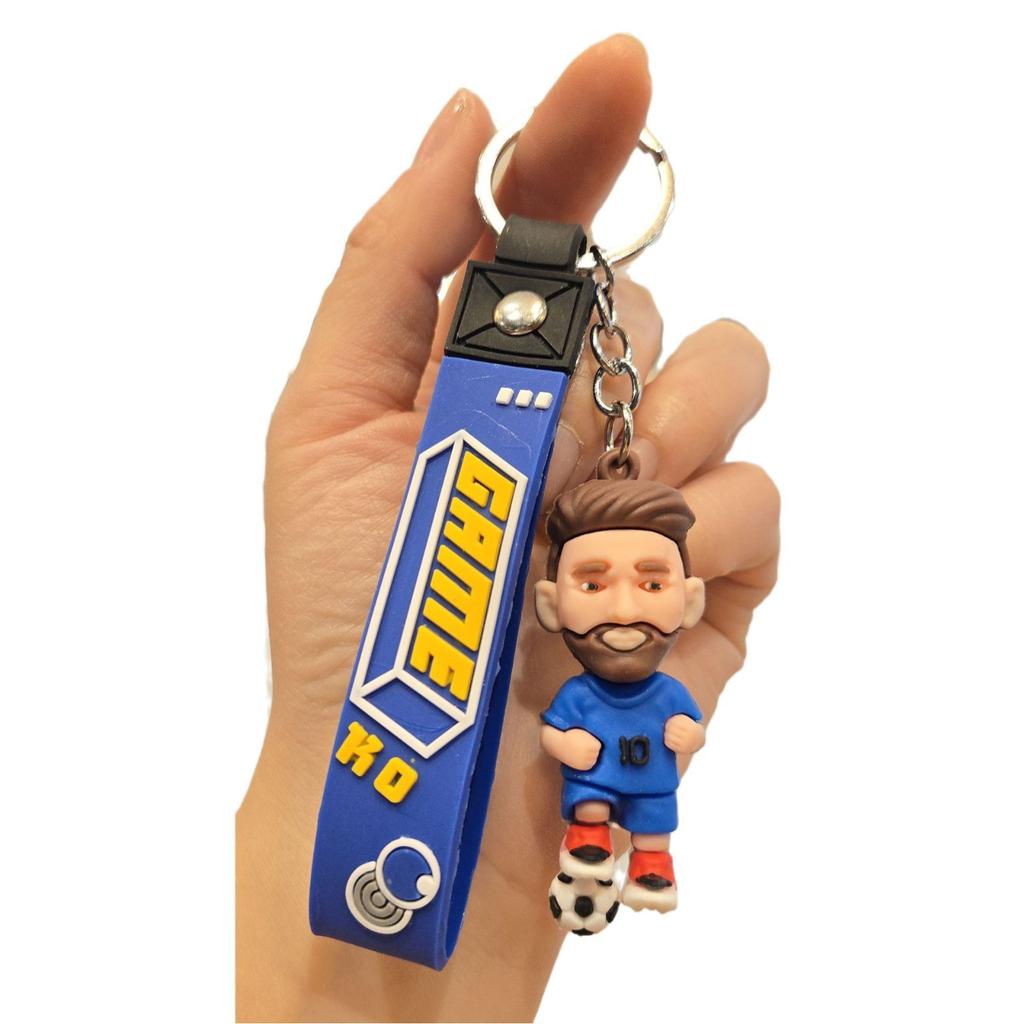 Новый мультяшный брелок-подвеска в виде спортивной звезды, персонализированная кукла в джерси, брелок для ключей, подвеска для рюкзака, маленький подарок.